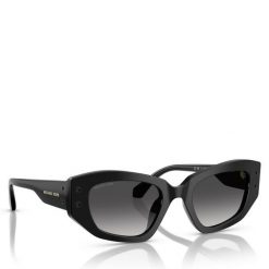 Okulary przeciwsłoneczne Michael Kors. Czarne okulary przeciwsłoneczne Michael Kors, bez wzorów. Za 409.99 zł.