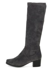 Caprice Kozaki w kolorze antracytowym rozmiar: 36. Szare kozaki Caprice, na zimę, bez wzorów, bez obcasa, bez zapięcia. Za 222.41 zł.