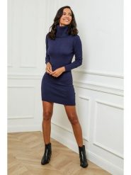 L'armoire de Suzette Sukienka dzianinowa w kolorze granatowym rozmiar: 34/36. Niebieskie sukienki L'armoire de Suzette, l, bez wzorów, z dzianiny, klasyczne, bez kołnierzyka, bez ramiączek, mini. Za 113.99 zł.