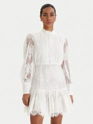 Bardot Sukienka koktajlowa Olessia 60268DB Écru Regular Fit. Sukienki Bardot, bez wzorów, z syntetyku, wizytowe, bez kołnierzyka, bez ramiączek. Za 799.99 zł.