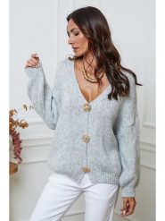 So Cachemire Kardigan "Believe" w kolorze szarym rozmiar: XL. Szare swetry So Cachemire, xl, bez wzorów, z kaszmiru, bez ramiączek. Za 195.45 zł.