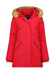 Geographical Norway Parka "Dinasty" w kolorze czerwonym rozmiar: XXL. Czerwone płaszcze Geographical Norway, xxl, bez wzorów, bez kaptura. Za 319.88 zł.