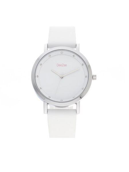 DeeZee Zegarek Watch 02 Biały. Białe, analogowe zegarki DeeZee, metalowe. Za 139.99 zł.