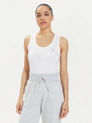 Emporio Armani Underwear Top 163319 4R224 00010 Biały Slim Fit. Białe topy Emporio Armani Underwear, l, bez wzorów, z wiskozy, bez kołnierzyka, bez ramiączek. Za 129.99 zł.