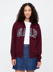 GAP Bluza w kolorze bordowym rozmiar: XXL. Czerwone bluzy GAP, xxl, bez wzorów, bez ramiączek, bez kaptura. Za 96.83 zł.