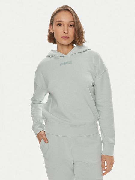 Calvin Klein Bluza Micro Logo K20K206631 Zielony Regular Fit. Zielone bluzy Calvin Klein, s, bez wzorów, z bawełny, bez ramiączek, bez kaptura. Za 399.99 zł.