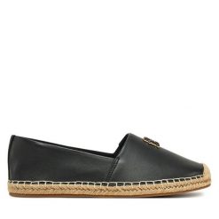 Espadryle Tommy Hilfiger. Czarne espadryle Tommy Hilfiger, bez wzorów, bez obcasa. Za 309.99 zł.