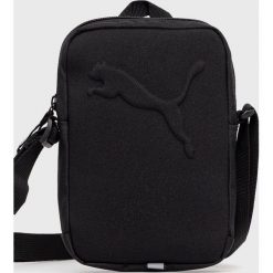 Puma saszetka kolor czarny. Czarne nerki i saszetki Puma, bez wzorów, bez dodatków. Za 89.99 zł.