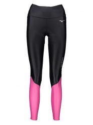 Mizuno Legginsy "BG3000" w kolorze czarno-jasnoróżowym do biegania rozmiar: S. Czarne legginsy Mizuno, s, bez wzorów, z materiału, do biegania. Za 101.47 zł.