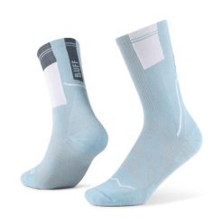 Skarpety biegowe Buff Coolnet Crew Sock CC. Niebieskie skarpetki Buff, bez wzorów, z elastanu. Za 107.79 zł.