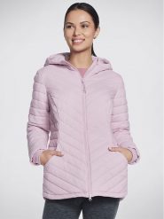 Skechers Kurtka anorak Goshield Everyday Parka JA5 Różowy Regular Fit. Czerwone kurtki Skechers, xs, bez wzorów, z syntetyku, bez kaptura. Za 219.99 zł.