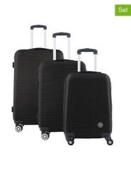 Geographical Norway 3-częściowy zestaw "Solomun" w kolorze czarnym rozmiar: onesize. Czarne walizki Geographical Norway. Za 437.17 zł.