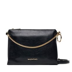 Torebka Valentino. Czarne listonoszki Valentino, bez wzorów, bez dodatków. Za 569.99 zł.