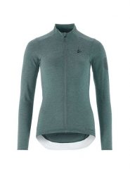 Craft Koszulka kolarska "Core Bike Essence Wool" w kolorze turkusowym rozmiar: XS. Niebieskie t-shirty sportowe Craft, xs, bez wzorów, z wełny, bez ramiączek, rowerowe. Za 184.95 zł.