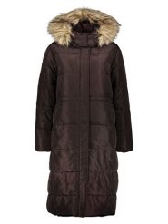 More & More Płaszcz zimowy w kolorze ciemnobrązowym rozmiar: 40. Brązowe płaszcze More & More, na zimę, bez wzorów, z puchu, bez kaptura. Za 362.85 zł.