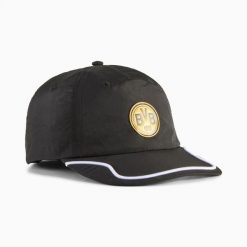 Czapka z daszkiem unisex Puma BVB CELLERATOR czarna 02646901. Czarne czapki z daszkiem Puma, bez wzorów, z nylonu, klasyczne. Za 95.85 zł.