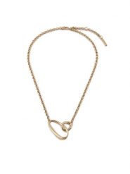 Calvin Klein Naszyjnik 35000354 Złoty. Żółte naszyjniki Calvin Klein, z tworzywa sztucznego, metalowe. Za 359.99 zł.