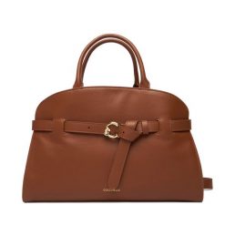 Torebka Coccinelle. Brązowe torebki klasyczne Coccinelle, bez wzorów, klasyczne, bez dodatków. Za 1,779.00 zł.