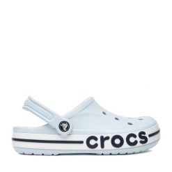 Klapki Crocs. Czarne klapki Crocs, bez wzorów, bez obcasa, bez zapięcia. Za 259.99 zł.
