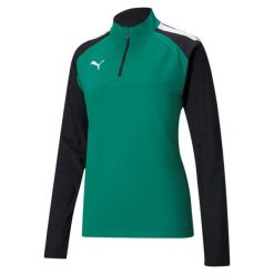 Damska bluza dresowa Puma Team Liga. Czarne bluzy Puma, m, bez wzorów, z dresówki, bez ramiączek, bez kaptura. Za 187.10 zł.
