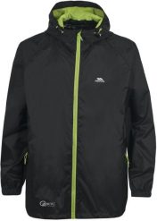 Kurtka 2058 Qikpac unisex - packaway, czarna. Czarne kurtki Trespass, xl, bez wzorów, bez kaptura. Za 211.99 zł.