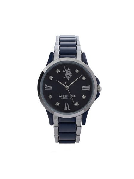 U.S. Polo Assn. Zegarek Selena USP8380BL Granatowy. Niebieskie, analogowe zegarki U.S. Polo Assn. Za 409.99 zł.