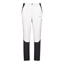 Spodnie narciarskie dla kobiet CMP. Fioletowe spodnie narciarskie CMP, bez wzorów, z materiału, narciarskie. Za 375.90 zł.