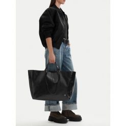 Torebka G-Star Raw. Czarne shopper bag G-Star Raw, bez wzorów, retro, bez dodatków. Za 299.99 zł.