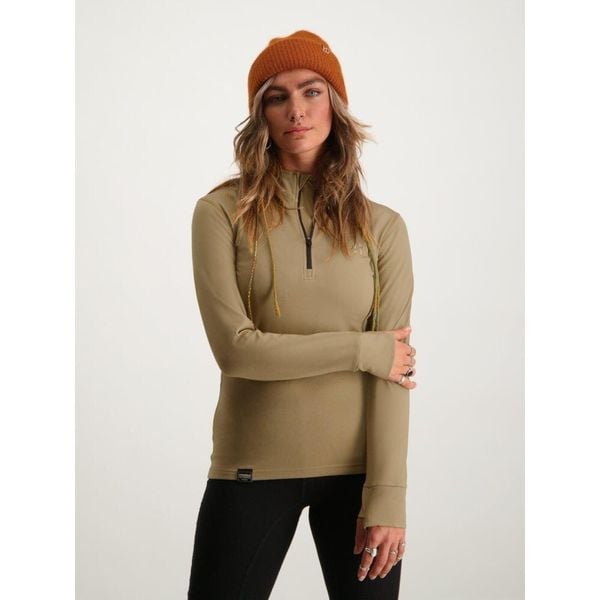 Bluza narciarska damska Poederbaas. Brązowe bielizna termoaktywna damska POEDERBAAS, bez wzorów, z elastanu, bez ramiączek, narciarskie. W wyprzedaży za 177.72 zł.