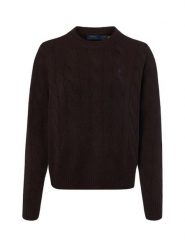 Polo Ralph Lauren sweter z dzianiny z zawartością kaszmiru Kobiety Kaszmir brązowy, M. Brązowe swetry Polo Ralph Lauren, m, bez wzorów, z dzianiny, bez ramiączek. Za 1,199.95 zł.