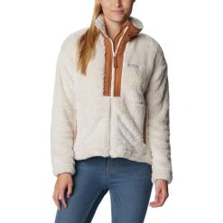Damski sweter polarowy Columbia Boundless Discovery Sherpa z pełnym zamkiem błys. Brązowe swetry Columbia, xl, bez wzorów, z polaru, sportowe, bez ramiączek. Za 579.00 zł.