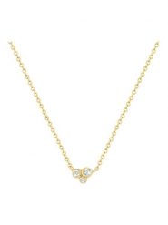 Glanzstücke München Pozłacany naszyjnik z elementem ozdobnym - dł. 40 cm rozmiar: onesize. Żółte naszyjniki Glanzstücke München, z materiału, z cyrkonią, pozłacane. Za 69.99 zł.