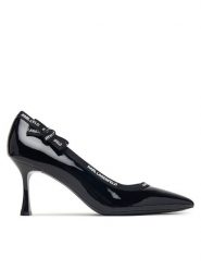 KARL LAGERFELD Szpilki Sienna KL32708R Czarny. Czarne szpilki KARL LAGERFELD, bez wzorów, z lakierowanej skóry, bez obcasa, na szpilce, bez zapięcia. Za 814.99 zł.