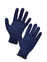 Norfolk Wełniane rękawiczki w kolorze granatowym rozmiar: L/XL. Niebieskie rękawiczki Norfolk, bez wzorów, prążkowane. Za 39.99 zł.