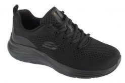 Buty sportowe Sneakersy damskie, Vapor Foam - Fresh Trend. Czarne buty treningowe Skechers, bez wzorów, z materiału, przed kostkę, bez zapięcia, trekkingowe. Za 289.99 zł.