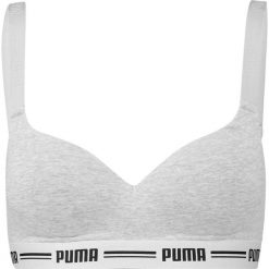 Stanik damski sportowy Puma Padded Top 1P Hang. Szare topy sportowe Puma, l, bez wzorów, na jogę i pilates. Za 95.00 zł.