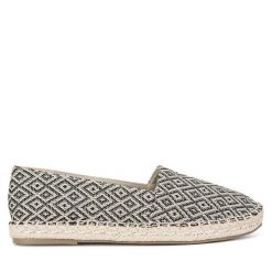 Espadryle Jenny Fairy. Szare espadryle Jenny Fairy, bez wzorów, bez obcasa. Za 62.99 zł.