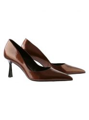 Högl Skórzane czółenka "Marylin" w kolorze brązowym rozmiar: 36. Brązowe czółenka Högl, bez wzorów, klasyczne, bez obcasa, na szpilce, bez zapięcia. Za 337.41 zł.