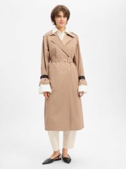 Liu Jo Collection Trencz Kobiety beżowy, S. Brązowe płaszcze Liu Jo Collection, s, bez wzorów, eleganckie, bez kaptura. Za 1,099.95 zł.