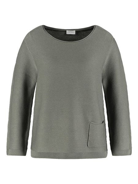 Gerry Weber Sweter w kolorze khaki rozmiar: 34. Brązowe swetry Gerry Weber, bez wzorów, z bawełny, bez ramiączek. Za 140.86 zł.