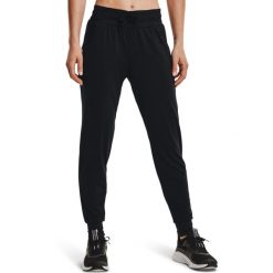 Spodnie sportowe damskie Under Armour Heatgear Armour. Czarne spodnie dresowe Under Armour, bez wzorów, z poliesteru. Za 314.00 zł.