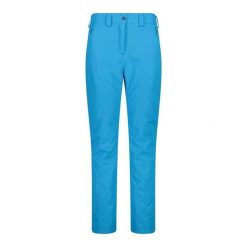 Spodnie damskie narciarskie CMP 3W20636. Niebieskie spodnie narciarskie CMP, bez wzorów, narciarskie. W wyprzedaży za 397.40 zł.