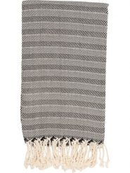 Samimi Chusta hammam w kolorze czarno-szarym - 180 x 100 cm rozmiar: onesize. Czarne chusty Samimi, bez wzorów, z bawełny. Za 52.99 zł.