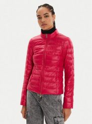 Patrizia Pepe Kurtka puchowa CO0178/A503-M513 Różowy Regular Fit. Czerwone kurtki Patrizia Pepe, m, bez wzorów, z puchu, bez kaptura. Za 579.99 zł.