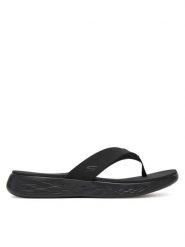 Skechers Japonki On-The-Go 600-Vacay 140702/BBK Czarny. Czarne japonki Skechers, bez wzorów, z materiału. Za 149.99 zł.