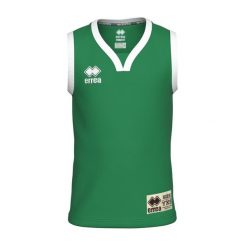 Dziecięcy tank top Errea California. Białe topy ERREA, bez wzorów, sportowe, bez kołnierzyka, bez ramiączek. Za 180.50 zł.