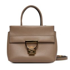 Torebka Coccinelle. Brązowe torebki klasyczne Coccinelle, bez wzorów, klasyczne, bez dodatków. Za 909.00 zł.