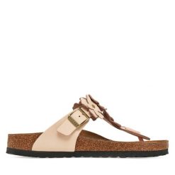 Japonki Birkenstock. Czerwone japonki Birkenstock, bez wzorów. Za 629.99 zł.