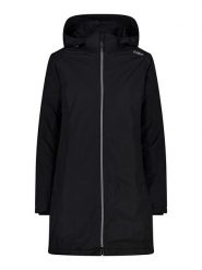 CMP Płaszcz funkcyjny w kolorze czarnym rozmiar: 34. Czarne płaszcze CMP, m, bez wzorów, sportowe, bez kaptura. Za 249.76 zł.