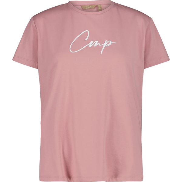 T-shirt damski CMP. Czerwone t-shirty sportowe CMP, uniwersalny, bez wzorów, z materiału, bez ramiączek. Za 73.99 zł.